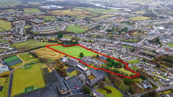 An aerial shot of the former St Mary's Secondary School. An aerial shot of the former St Mary's Secondary School.