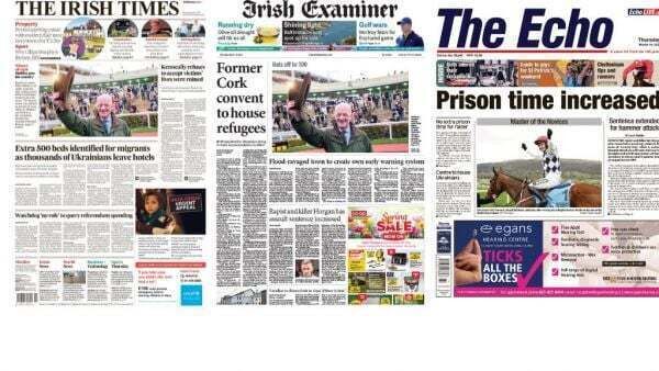 What the papers say: Thursday's front pages