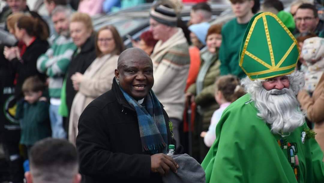 Local Notes: Fr Victor was Grand Marshall at Swinford St Pat