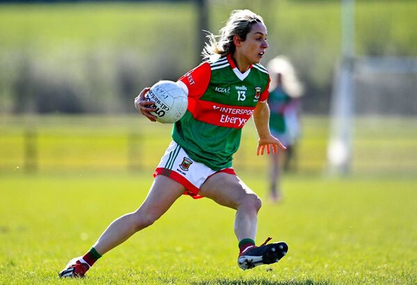 Lisa Cafferky during the Lidl Ladies Football National League Division Division 1A, Round 3 match against Donegal at Connacht GAA Centre of Excellence in Bekan. Picture: Sam Barnes/Sportsfile