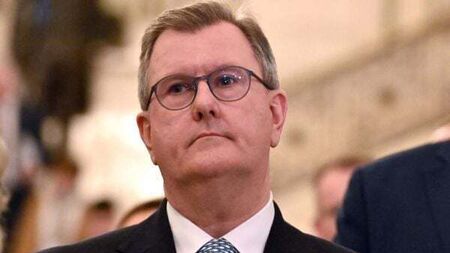 Man removed from plane following ‘verbal altercation’ with DUP leader Donaldson