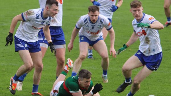 Local Notes: Ballintubber's Cillian O'Connor in action against Monaghan in national league encounter