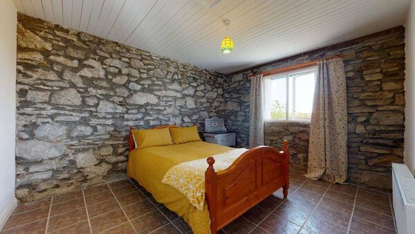 The master bedroom at the house in Cloonconlon