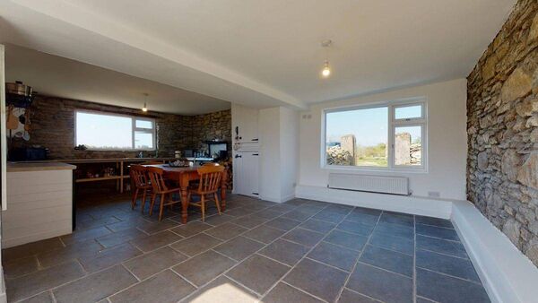 The kitchen area in the two bedroom bungalow