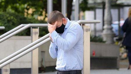 Swimming coach jailed for secretly filming young girls admits attacking cameraman outside court