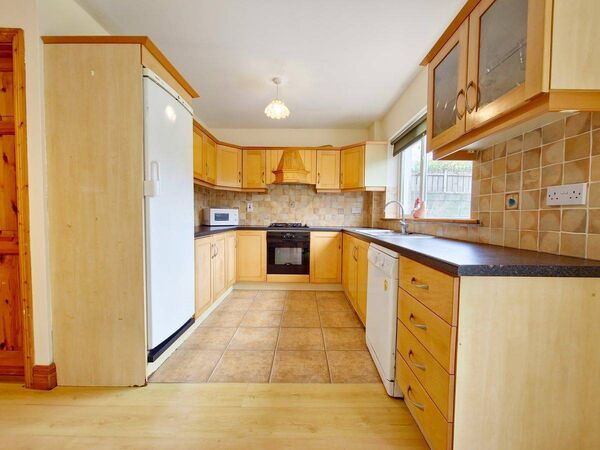 The kitchen area at the Sionhill house