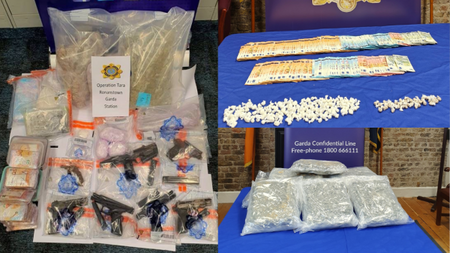 Ten firearms and drugs worth €5m seized in Dublin operations