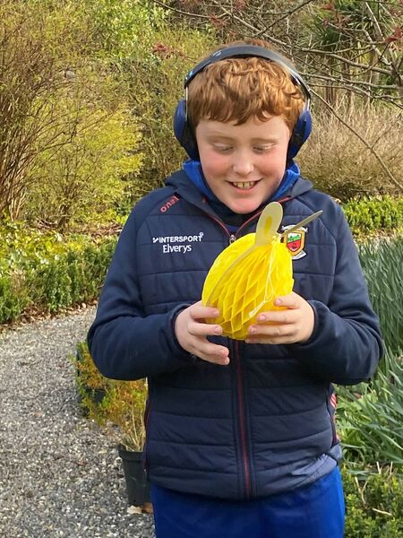 Tom Mannion enjoying the Easter Egg hunt. Tom Mannion enjoying the Easter Egg hunt.