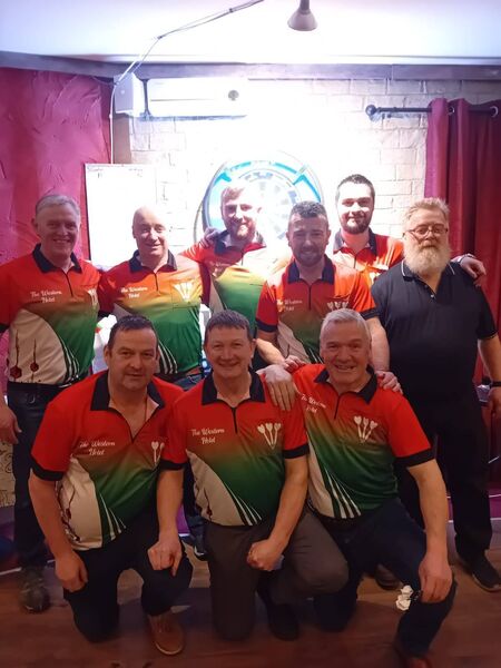 The Western Hotel, Claremorris, South Darts League Shield winners.