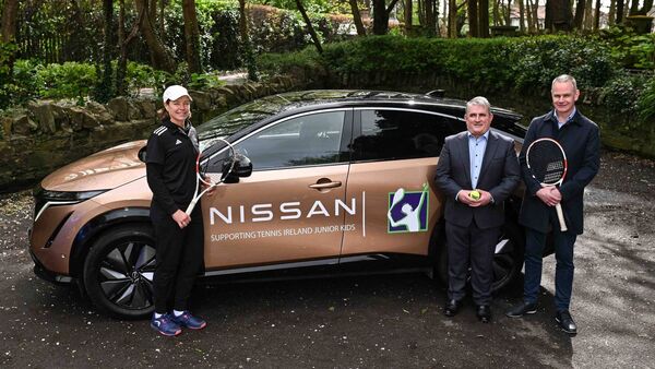 Nissan doubles up with Tennis Ireland to help promote kids tennis in Mayo