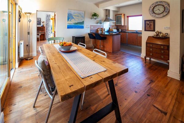 Another view of the kitchen area at the tastefully renovated cottage