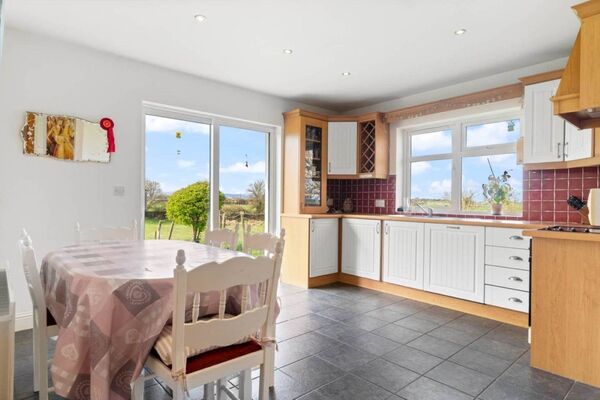 The bright and welcoming kitchen area