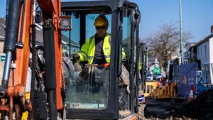 Traffic diversions following burst water main in Mayo town