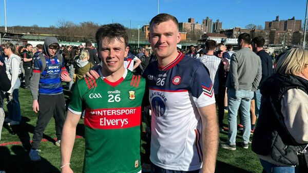 Local Notes: Charlestown Sarsfields stars on opposite side of the divide in the Mayo v New York championship game