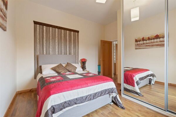 A double bedroom at the spacious and elegant home