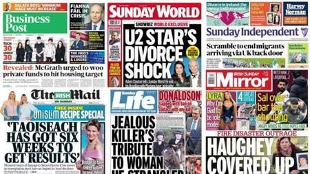 What the papers say: Sunday's front pages