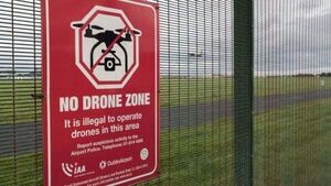 Men accused of flying drones near Dublin Airport take case against 'draconian' laws