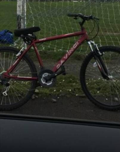 The bicycle that was taken in the Belass area on Sunday, April 21