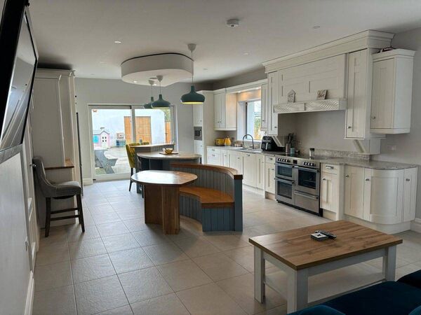The kitchen at the James Street property