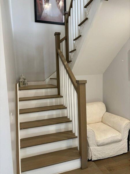 The staircase at the Kiltimagh residence