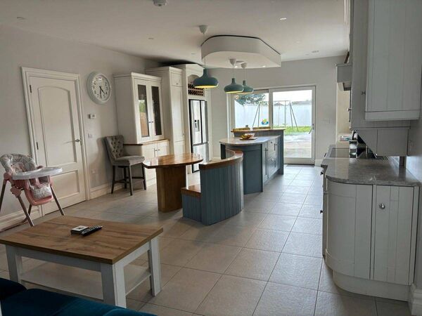 Another view of the kitchen at the detached home