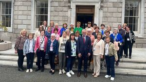 Local Notes: Knockmore Women's Group visit Leinster House