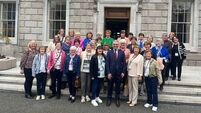 Local Notes: Knockmore Women's Group visit Leinster House
