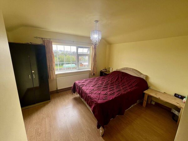 The master bedroom at the four bedroom home