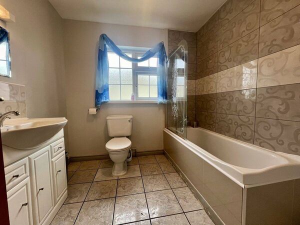 The main bathroom at the Ballyhaunis property