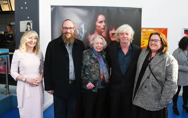 The film 'Prospect House' was shot in Enniscoe House in North Mayo. Pictured at the premiere were, from left: Anne Gately, producer; DJ and Susan Kellett, Enniscoe House; Paul Mercier, film director and Colette Kellett, Enniscoe House. 