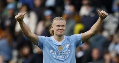 Four-goal Manchester City striker Erling Haaland swats aside Roy Keane criticism