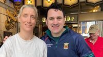 Mayo sporting legends Cora Staunton and Henry Coyle celebrate Mayo Day in Chicago