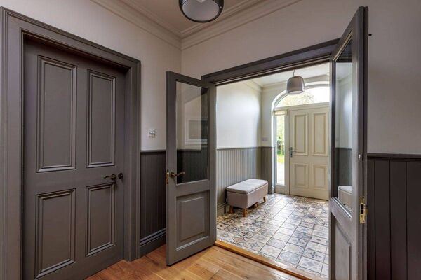 The entrance and hallway at Cara Cottage