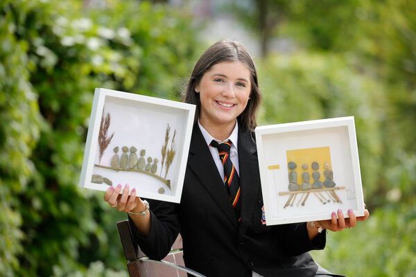 Ciara Walsh, pictured, and her fellow students Felicia Bieber and John Conway, all aged 16, from Our Lady's Secondary School, Belmullet competed in the ‘Youth Entrepreneur of the Year 2024’ category in the 2024 Foróige NFTE Finals. Foroige Picture Conor McCabe Photography. Ciara Walsh, pictured, and her fellow students Felicia Bieber and John Conway, all aged 16, from Our Lady's Secondary School, Belmullet competed in the ‘Youth Entrepreneur of the Year 2024’ category in the 2024 Foróige NFTE Finals. Foroige Picture Conor McCabe Photography.