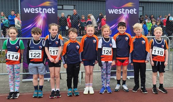 Erris AC at the Children's Games in Claremorris. Erris AC at the Children's Games in Claremorris.