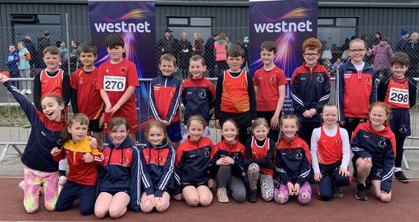 East Mayo AC sent a large contingent of their youngest athletes to the Children's Games. East Mayo AC sent a large contingent of their youngest athletes to the Children's Games.