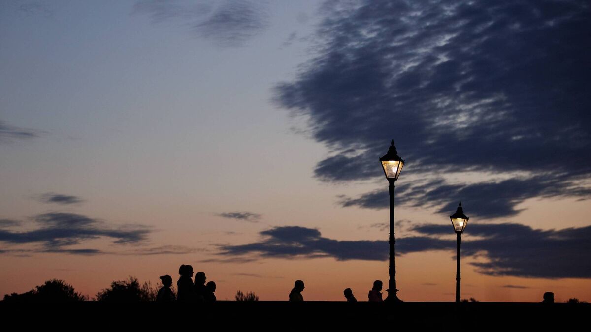 Mayo leads the walk from Darkness into Light