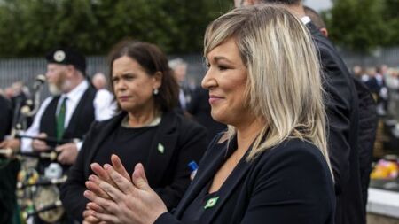 Michelle O’Neill: ‘I’m sorry for attending Bobby Storey funeral during pandemic’