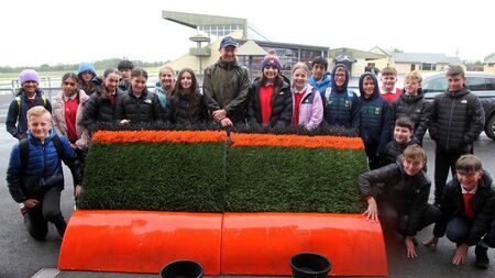 Local school children get a look behind the scenes at iconic racecourse
