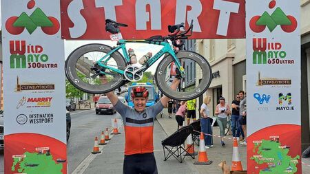 Northern lights put on Mayo display for ultra cyclists