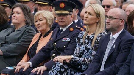 McEntee and Harris honour gardaí who died in line of duty at memorial day