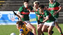 Green and Red boys chase minor three-in-a-row