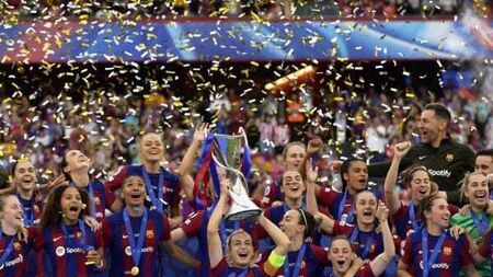 Barcelona defend Women’s Champions League title with win over Lyon in final