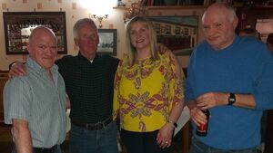 Local Notes: Eugene Harrington retires from An Post with a function in Garvey's Dew Drop Inn, Charlestown.