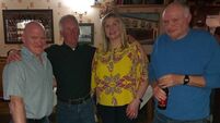 Local Notes: Eugene Harrington retires from An Post with a function in Garvey's Dew Drop Inn, Charlestown.