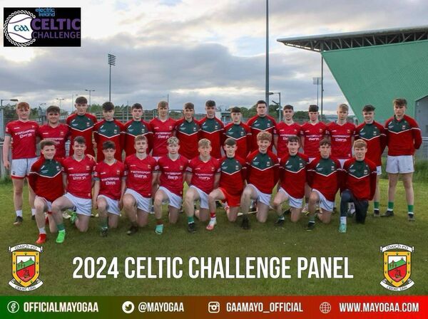 Mayo's Celtic Challenge Panel pictured ahead of the final. Picture: Mayo GAA Mayo's Celtic Challenge Panel pictured ahead of the final. Picture: Mayo GAA
