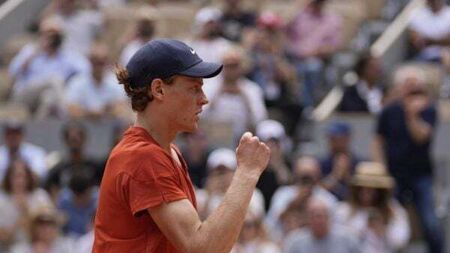 French Open day 10: Jannik Sinner top of the pile as Novak Djokovic forced out