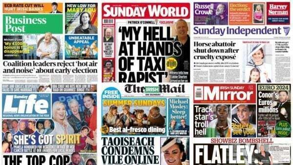 What the papers say: Sunday's front pages
