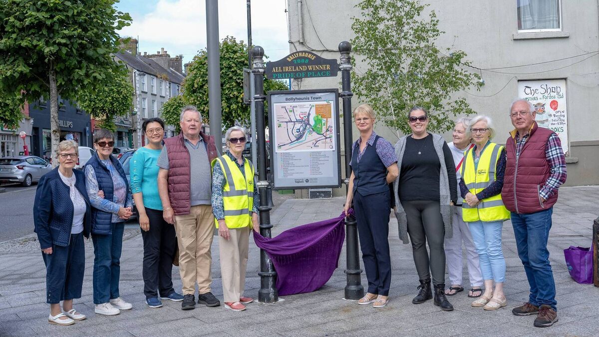 Local Notes: New town map is unveiled in Ballyhaunis