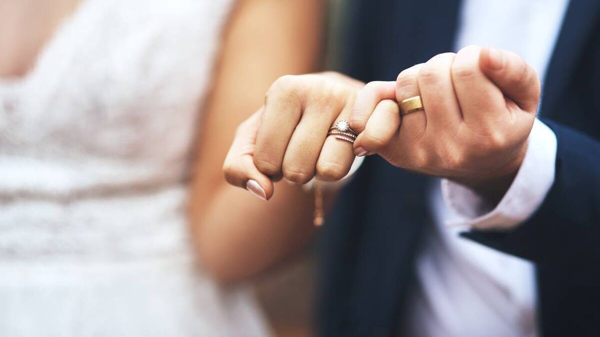 Wedding bells: Congratulations in order for recently married couple